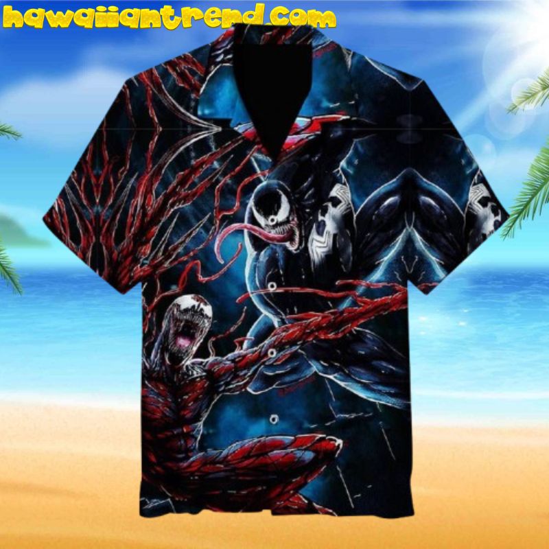 Venom Fighting Let There Be Carnage Summer For Hawaiian Shirt