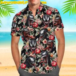 Venom Horror Tom Hardy Summer Floral Trending Hawaiian Shirt