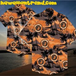 Baltimore Orioles And Landscape Hawaiian Shirt
