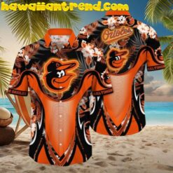 Baltimore Orioles MLB Flower Funny Style Hawaiian Shirt For Fans