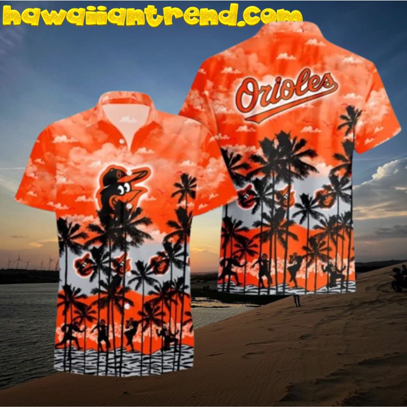 Baltimore Orioles Team MLB Baseball Aloha Hawaiian Shirt