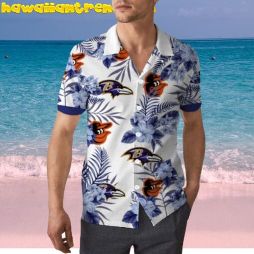 Baltimore Ravens Baltimore Orioles Hawaiian Shirt