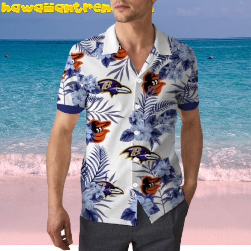 Baltimore Ravens Baltimore Orioles Hawaiian Shirt