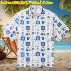 Chicago Cubs Championship Scenic Hawaiian Shirt