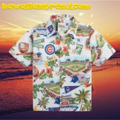 Chicago Cubs MLB Stadium Iconic Hawaiian Shirt