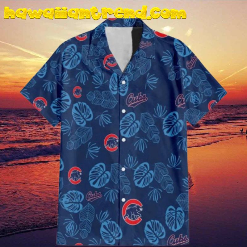 Chicago Cubs Monstera Jungle Hawaiian Shirt