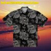 Custom Halloween Skull With Face Hawaiian Shirt