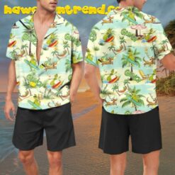 Grinch Enjoy Summer Holiday On Tropical Island Hawaiian Shirt