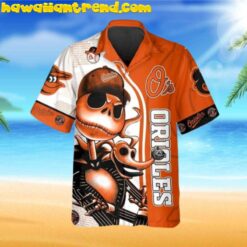 Jack Skeleton Baltimore Orioles Hawaiian Shirt