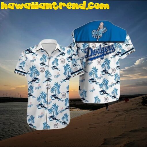 Los Angeles Dodgers Coconut Island Vibes Hawaiian Shirt