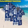 Los Angeles Dodgers Icon Stripe Hawaiian Shirt