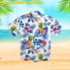 Los Angeles Dodgers Santa Player On Palm Island Aloha Hawaiian Shirt