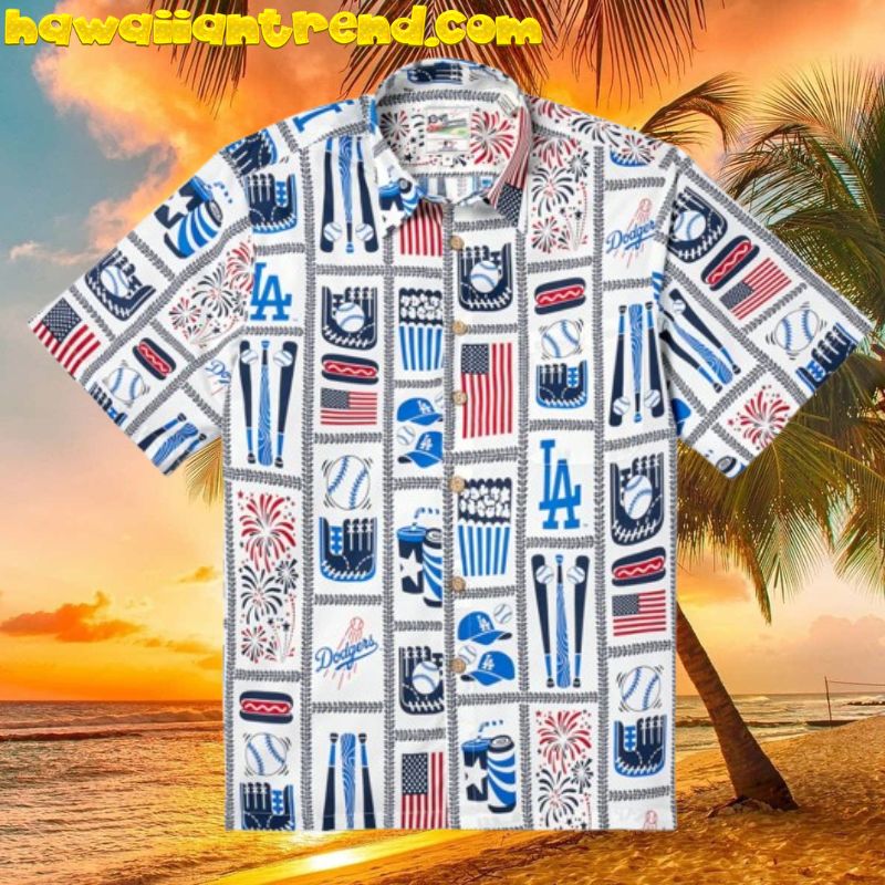 Los Angeles Dodgers Hawaiian Shirt