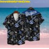 Los Angeles Dodgers Tropical Hibiscus Floral Hawaiian Shirt And Beach Short