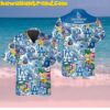 Los Angeles Dodgers Tropical Island Horizons 90s Vintage Hawaiian Shirt