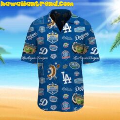 Los Angeles Dodgers World Champions Iconic Icon Hawaiian Shirt