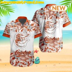 Mlb Baltimore Orioles Special Tropical Floral Hawaiian Shirt