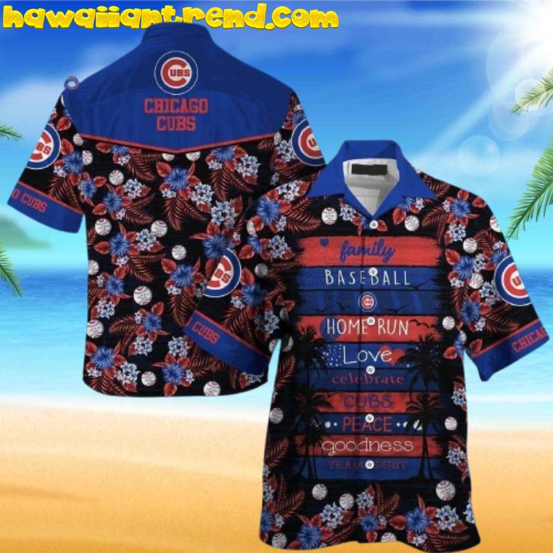 Mlb Chicago Cubs Family Baseball Homerun Team Spirit Hawaiian Shirt