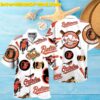 Orioles Palm Forest Button Down MLB Hawaiian Shirt