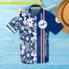 Scenic LA Dodgers Stadium Tropical Floral Hawaiian Shirt
