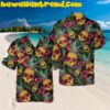 Pineapple Skull Summer Paradise Hawaiian Shirt