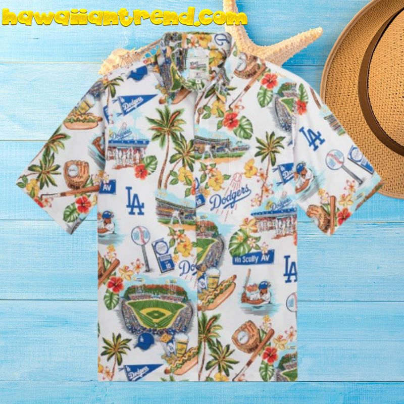 Los Angeles Dodgers Hawaiian Shirt