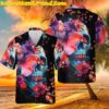 Stoner Smoking Skull Tropical Hawaiian Shirt