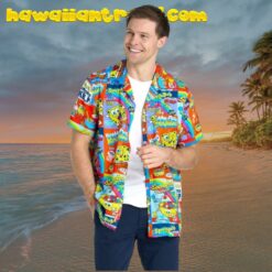 Spongebob Breakfast Summer Aloha Hawaiian Shirt