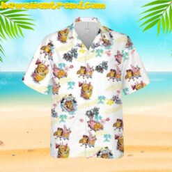 Spongebob Squarepants Enjoy Summer On Tropical Island Hawaiian Shirt
