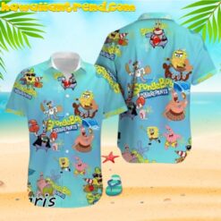SpongeBob SquarePants Friend Summer Vacation Moment Aloha Hawaiian Shirt