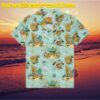 Spongebob Squarepants Mood The Summer Vacation Black Theme Hawaiian Shirt