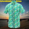 SpongeBob SquarePants On The Tiki Island Button Up Hawaiian Shirt