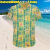 Spongebob Squarepants Wearing The Pine Apple Glass Hawaiian Shirt