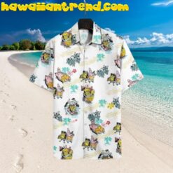 Spongebob Summer Vacation With Patrick Star Hawaiian Shirts