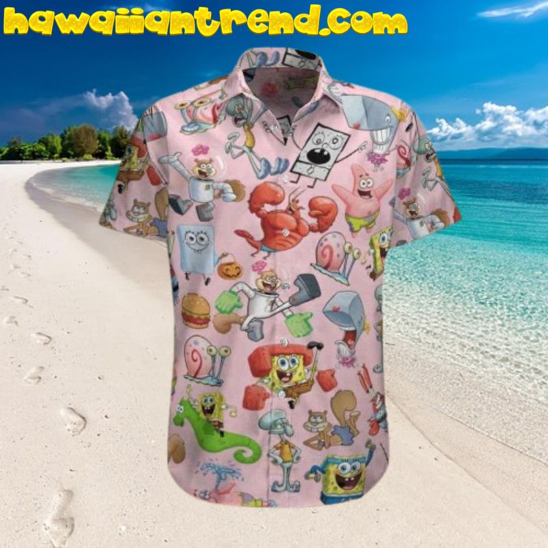 Spongebob The Character Summer Aloha Hawaiian Shirt