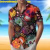 Stoner Smoking Skull Tropical Hawaiian Shirt
