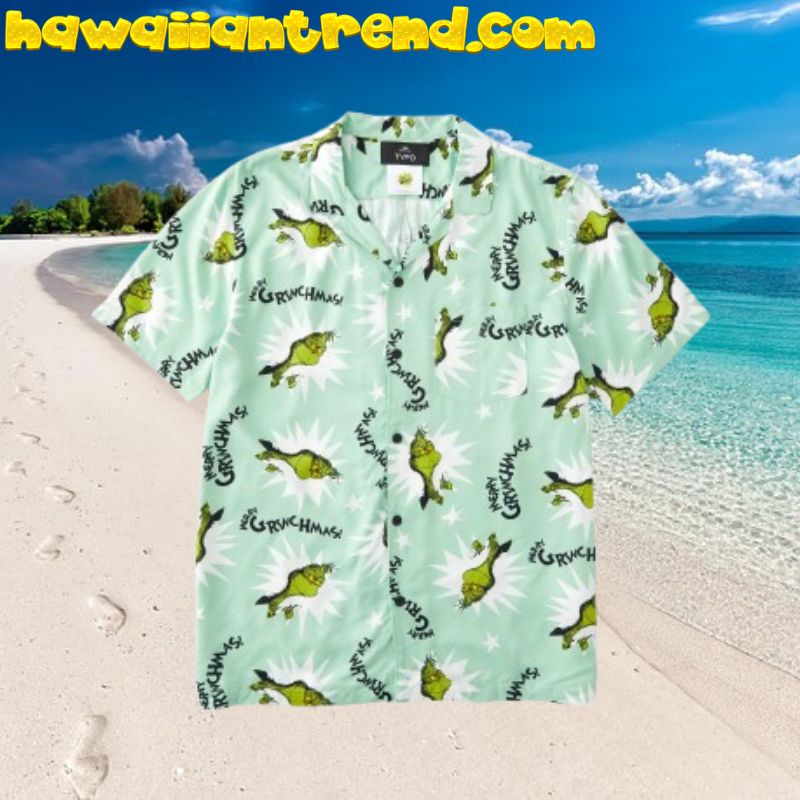 The Grinchmas Seamless Aloha Hawaiian Shirt