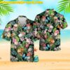 Sugar Skulls With Flowers Colorful Floral Mexican Hawaiian Shirt