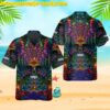 Tropical Island Pine Apple Skull Wearing Glass Summer Hawaiian Shirt