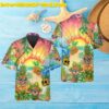Tropical Floral Skull Infinity Hawaiian Shirt