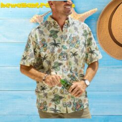 Tropical Island Skull Aloha Hawaiian Shirt
