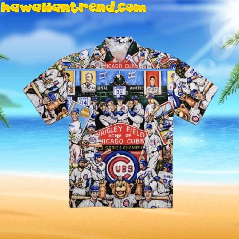 Vintage Chicago Cubs The Champions Hawaiian Shirt