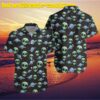 Alien With Skate On Coconut Island Hawaiian Shirt