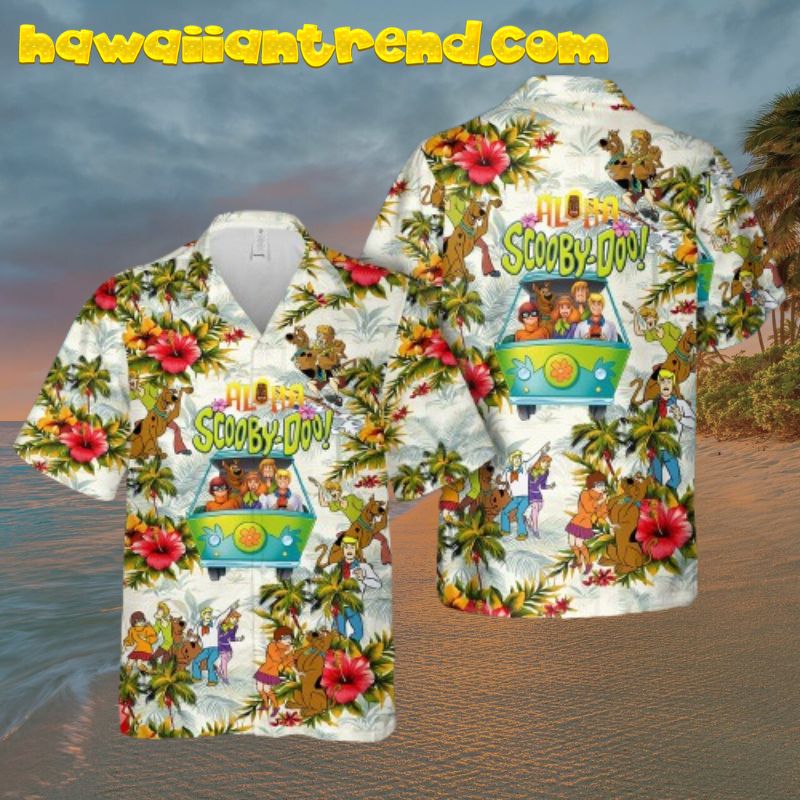Aloha Scooby Doo Friends At The Summer Beach Hawaiian Shirt