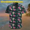 Wendigoon Tropical Hibiscus Flower Hawaiian Shirt