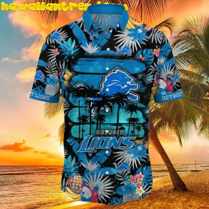 Detroit Lions Love Summer Fruit Aloha Hawaiian Shirt