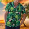 Funny Aliens UFO Colorful Print Pattern Hawaiian Shirt