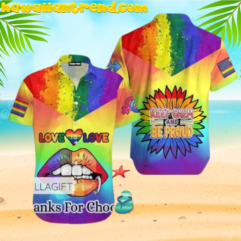 Happy Cats LGBT Pride Month Hawaiian Shirt For Men Women