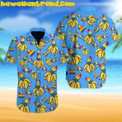 Lgbt Banana Rainbow Hawaiian Shirt