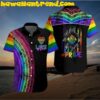 Love LGBT Kitty Glass Face Funny Aloha Hawaiian Shirt